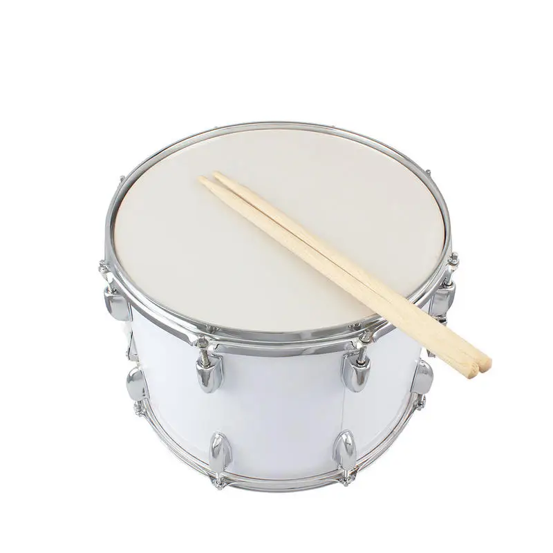 14" X 10" White Marching Drum
14" X 10" White Marching Drum