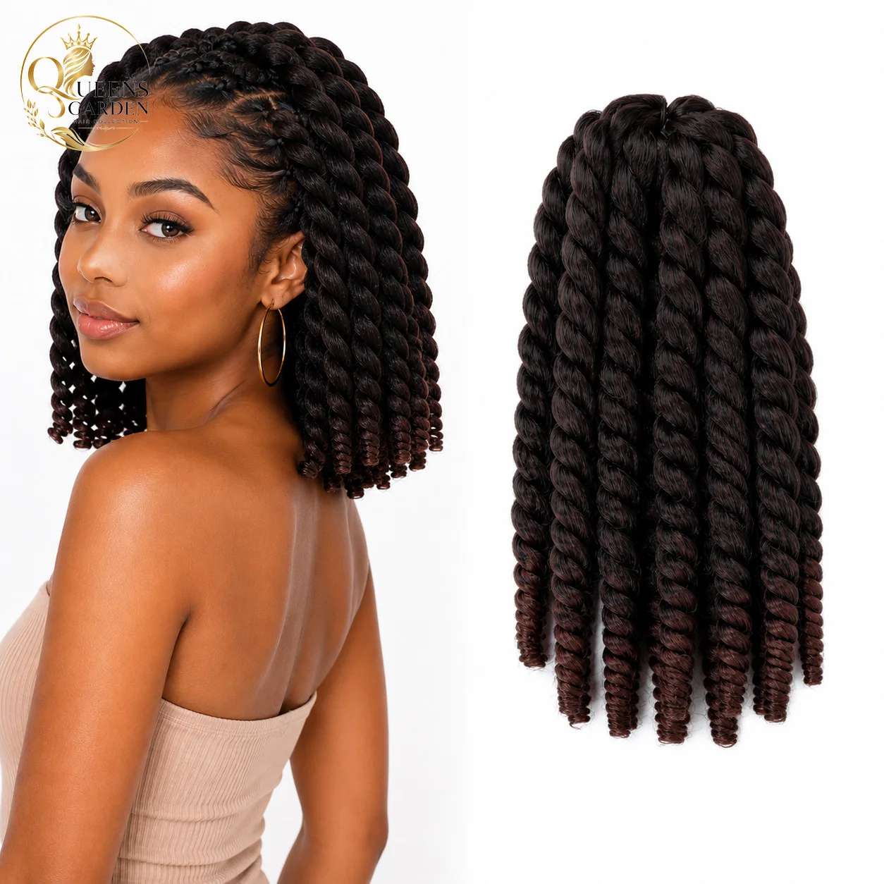 Passion Twist Crochet Hair 12 Inch Synthetic Braiding Hair Extensions Pre Looped Twist Locs Protective Style For Women Curly
Passion Twist Crochet Hair 12 Inch Synthetic Braiding Hair Extensions Pre Looped Twist Locs Protective Style For Women Curly