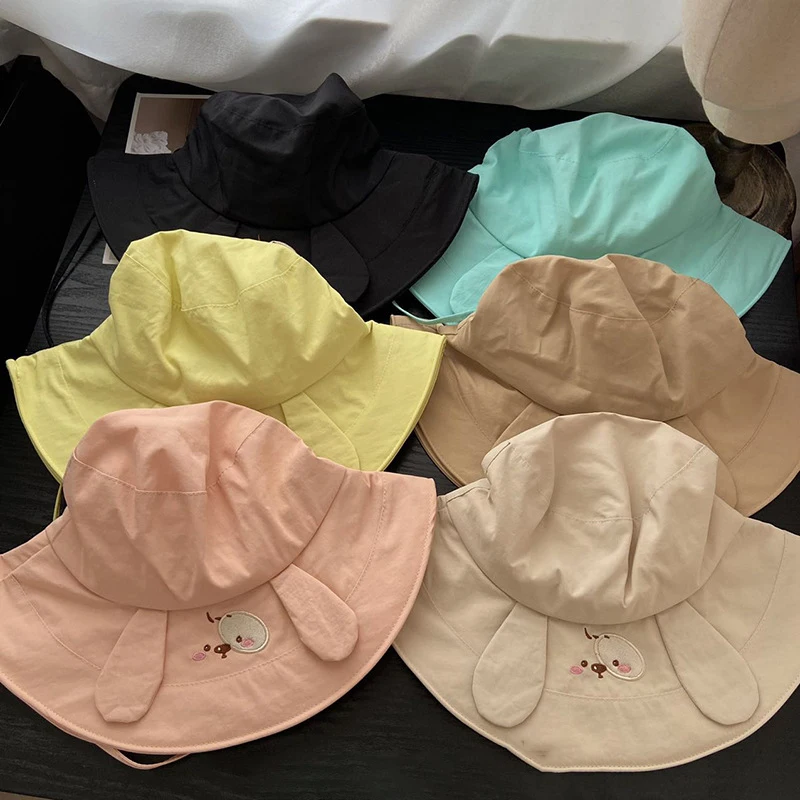 Women's Bucket Hats Puppy 3D Ears Cute Kawaii Sweet Fashion Trendy Caps Japanese Style Simple Versatile Sunshade Hats Children
Women's Bucket Hats Puppy 3D Ears Cute Kawaii Sweet Fashion Trendy Caps Japanese Style Simple Versatile Sunshade Hats Children