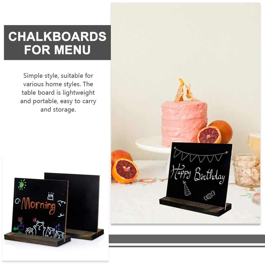 3 Pcs Mini Blackboards Retro Wooden Chalkboards for Menu Display Price Boards Decorative Restaurant Use Lightweight Portable
3 Pcs Mini Blackboards Retro Wooden Chalkboards for Menu Display Price Boards Decorative Restaurant Use Lightweight Portable