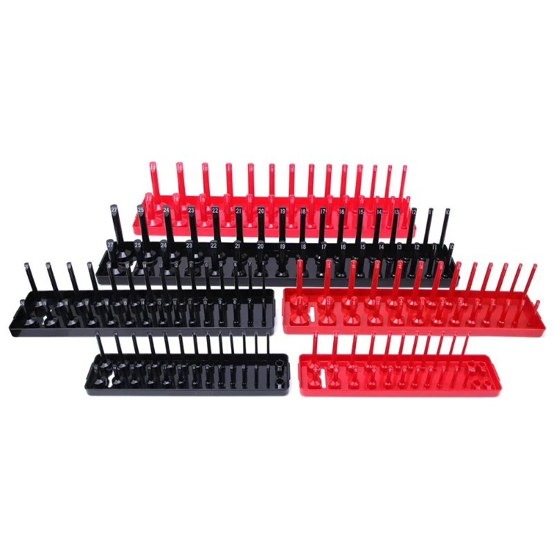 6PCS Metric/Inch Socket Holder Organizer Multifunction Plastic Socket Storage Rack Tray
6PCS Metric/Inch Socket Holder Organizer Multifunction Plastic Socket Storage Rack Tray
