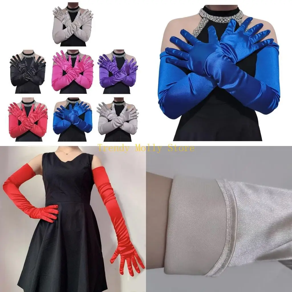 N5KB Satins Gloves NightClub Gloves Long Length Gloves Wedding Party Costume Hand Gloves Women Stage Arm Gloves
N5KB Satins Gloves NightClub Gloves Long Length Gloves Wedding Party Costume Hand Gloves Women Stage Arm Gloves