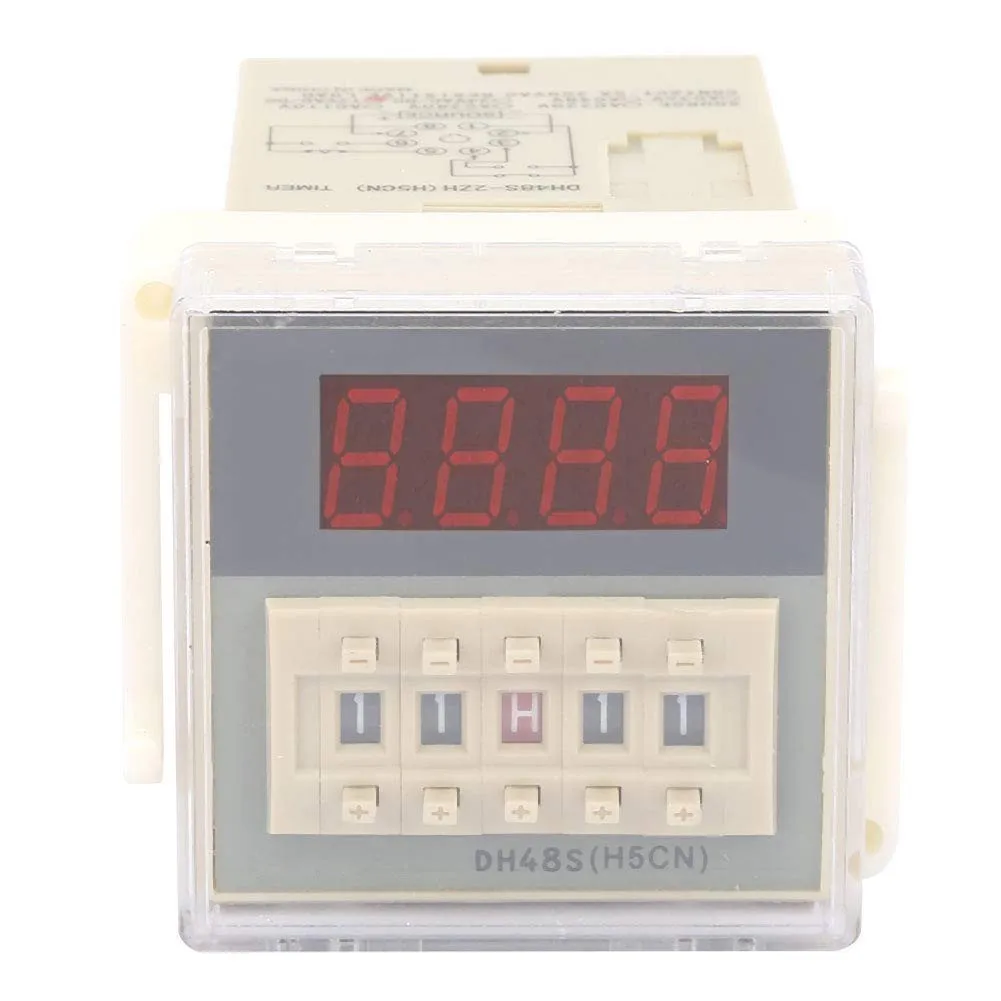 DH48S2ZH 220V SPDT Time Delay Module with LCD Display Adjustable Delay 0 01S to 99H99M Flame Retardant and Dustproof Housing
DH48S2ZH 220V SPDT Time Delay Module with LCD Display Adjustable Delay 0 01S to 99H99M Flame Retardant and Dustproof Housing