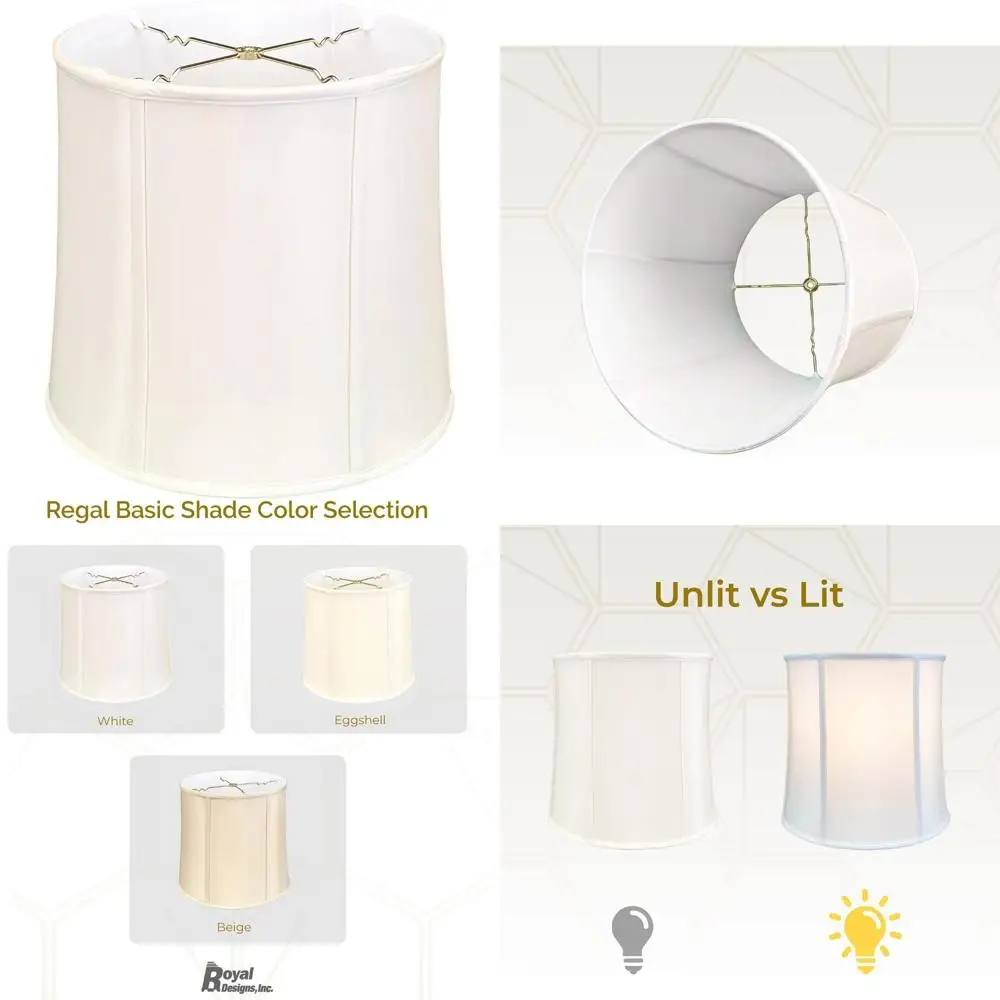 Белый абажур барабанной лампы, 13 x 14 x 14 дюймов, базовая конструкция, подходит для стандартных светильников
Белый абажур барабанной лампы, 13 x 14 x 14 дюймов, базовая конструкция, подходит для стандартных светильников