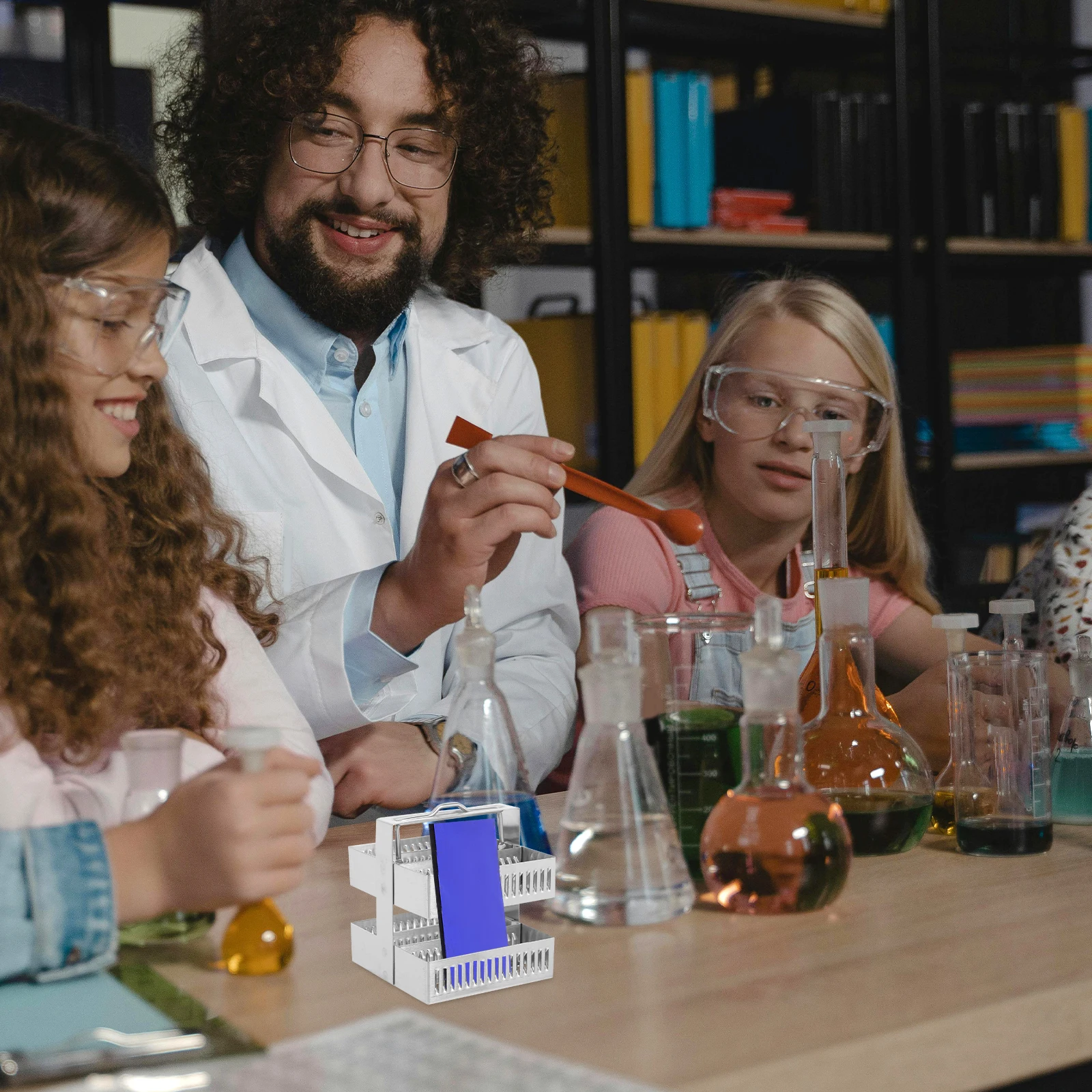 Stainless Steel Microscope Slide Drying Rack Compact Staining Rack for Laboratory Slide Holder Lab Equipment Glass Slides Holder
Stainless Steel Microscope Slide Drying Rack Compact Staining Rack for Laboratory Slide Holder Lab Equipment Glass Slides Holder