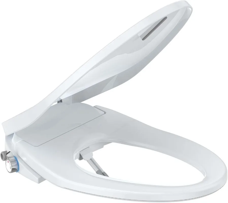Senfot Smart Bidet Toilet Seat with Multiple Spray Modes, Smart Unlimited Warm Water, Slow Close Lid, Auto LED Nightlight
Senfot Smart Bidet Toilet Seat with Multiple Spray Modes, Smart Unlimited Warm Water, Slow Close Lid, Auto LED Nightlight