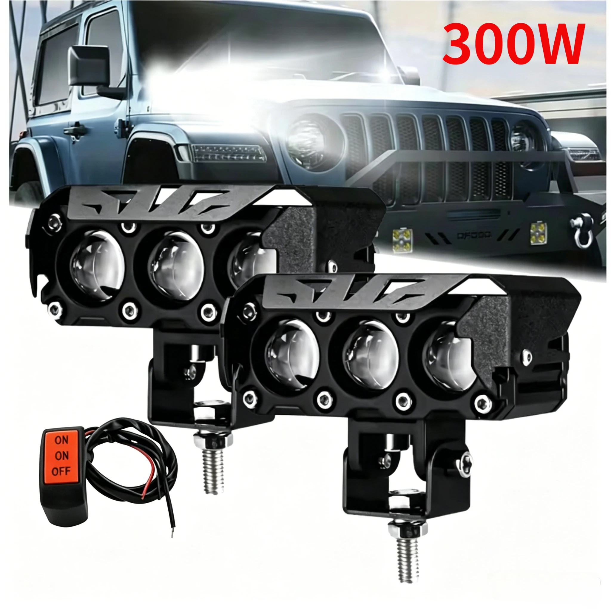 Car LED Work Lamp Light Bar Driving Spotlight Strong Light Projector Lens for truck Off-road 4X4 ATV SUV UTV Work Lamp Universal
Car LED Work Lamp Light Bar Driving Spotlight Strong Light Projector Lens for truck Off-road 4X4 ATV SUV UTV Work Lamp Universal