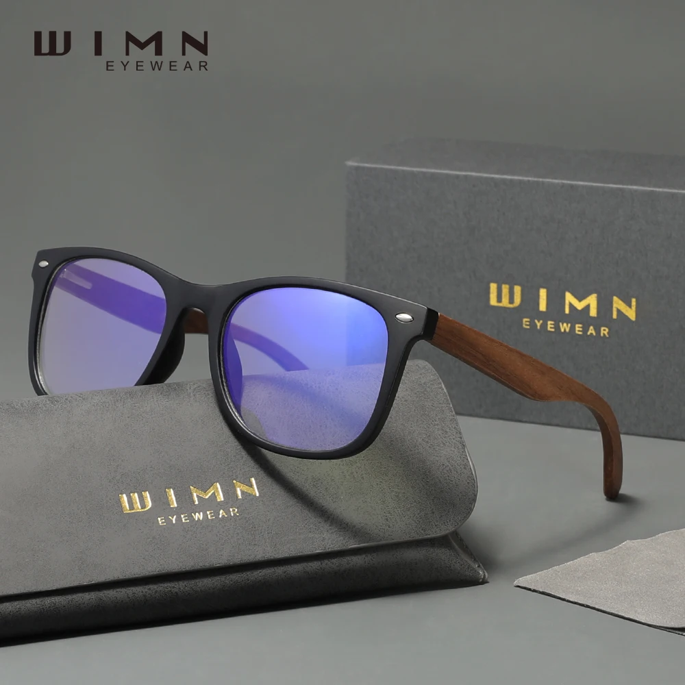WIMN Classic Vintage Blue Light Blocking Glasses For Men Women Fashion Reading Wooden Eyewear Computer Protection Eyeglasses
WIMN Classic Vintage Blue Light Blocking Glasses For Men Women Fashion Reading Wooden Eyewear Computer Protection Eyeglasses