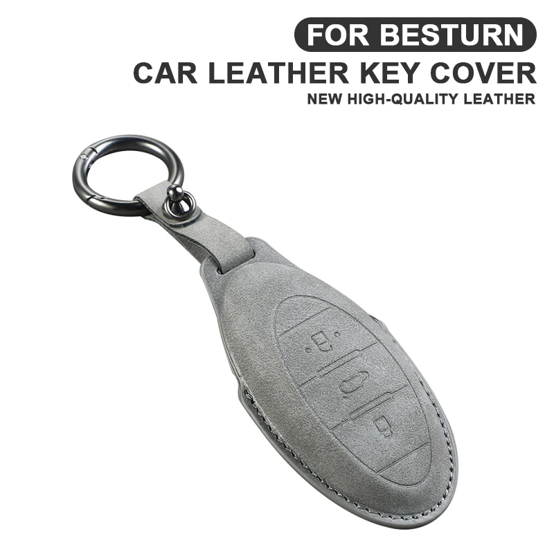 Leather Car Smart Key Case Cover For FAW Bestune T33 T55 T77 T99 Car Remote Key Protection Cover Shell Keychain Auto Accessories
Leather Car Smart Key Case Cover For FAW Bestune T33 T55 T77 T99 Car Remote Key Protection Cover Shell Keychain Auto Accessories