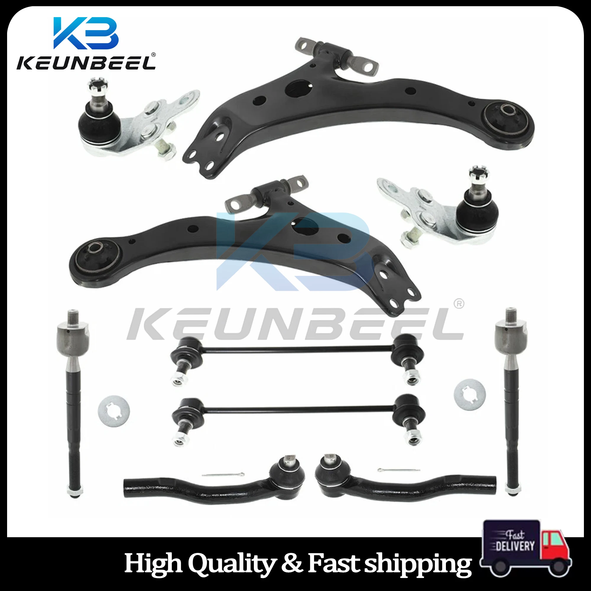 Control Arm Suspension Kit for 2007-11 Toyota Camry 2.5L 3.5L K620334 K620333 K500044 K500043 ES80603 ES80602 EV800306 K750123
Control Arm Suspension Kit for 2007-11 Toyota Camry 2.5L 3.5L K620334 K620333 K500044 K500043 ES80603 ES80602 EV800306 K750123