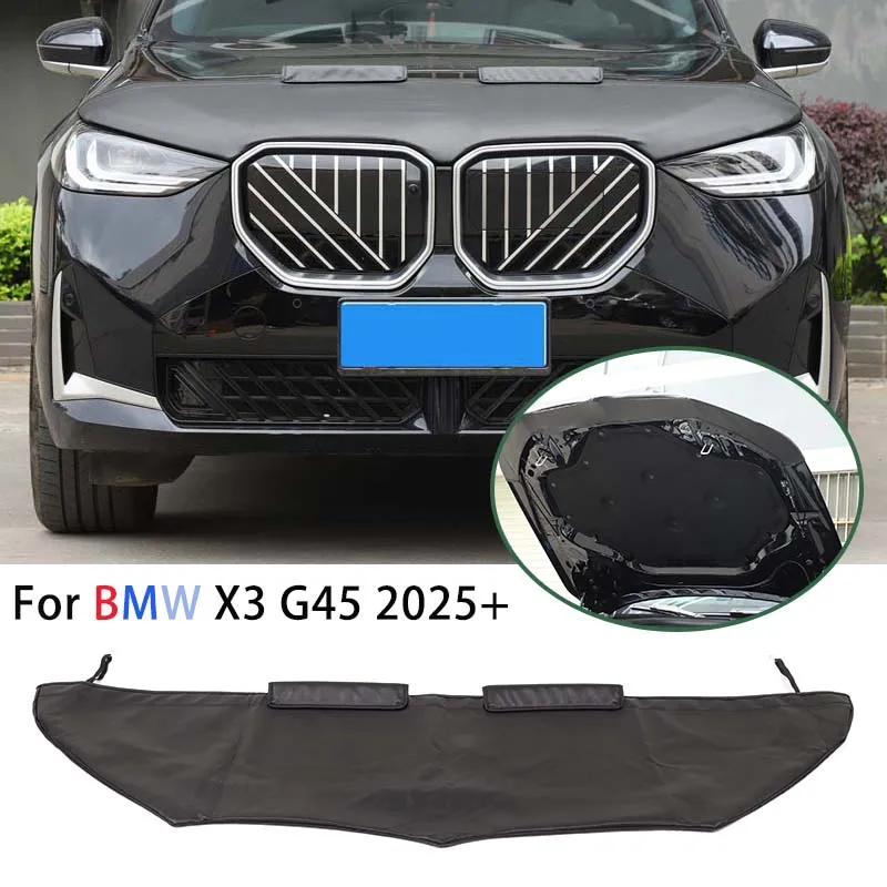 For BMW X3 G45 2025+ Car Hood Cover Stone Deflector Hood Protection Shield Sand Block Car bra Accessories 1Pcs leather Black
For BMW X3 G45 2025+ Car Hood Cover Stone Deflector Hood Protection Shield Sand Block Car bra Accessories 1Pcs leather Black