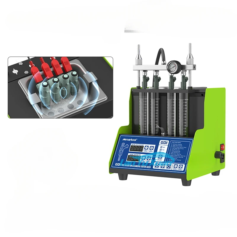 MRCARTOOL V309 GDI Fuel Injector Cleaner Tester Car Motorcycle 4 Cylinders Ultrasonic Cleaning Machine
MRCARTOOL V309 GDI Fuel Injector Cleaner Tester Car Motorcycle 4 Cylinders Ultrasonic Cleaning Machine