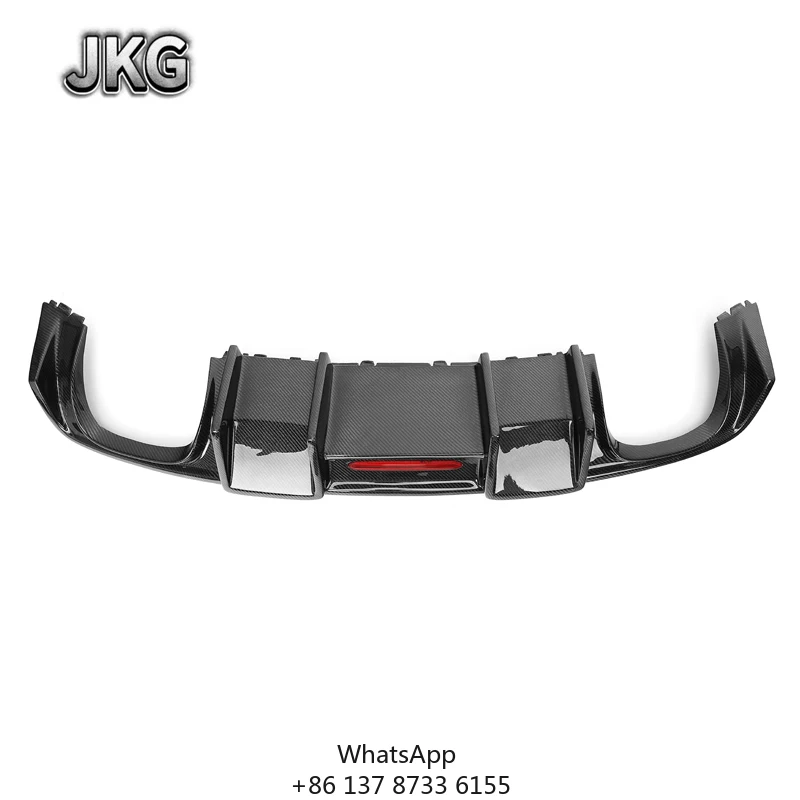 JKG A3 Sline S3 Rear Bumper Diffuser With LED Light KB Style Carbon Fiber Rear Lip Diffuser For Audi S3 2014 2015 2016
JKG A3 Sline S3 Rear Bumper Diffuser With LED Light KB Style Carbon Fiber Rear Lip Diffuser For Audi S3 2014 2015 2016
