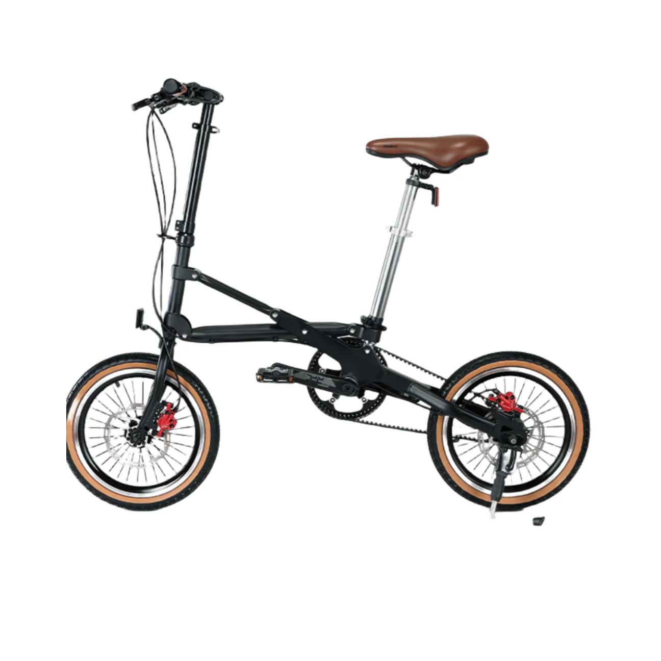 Inner three-speed one-second folding bicycle 16-inch adult men's and women's ultra-light belt drive oil brake folding bicycle
Inner three-speed one-second folding bicycle 16-inch adult men's and women's ultra-light belt drive oil brake folding bicycle