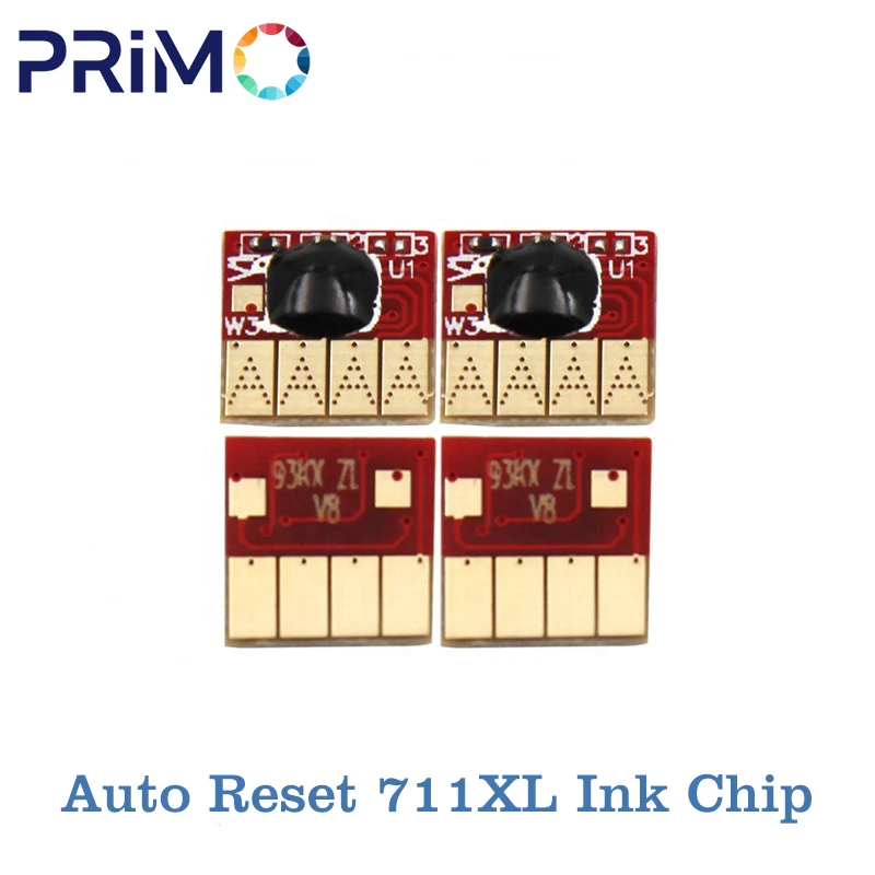 CZ130A CZ131A CZ132A For HP 711 HP711 711XL Auto Reset Permanent Chip Ink Cartridge Chip Compatible For HP DesignJet T120 T520
CZ130A CZ131A CZ132A For HP 711 HP711 711XL Auto Reset Permanent Chip Ink Cartridge Chip Compatible For HP DesignJet T120 T520