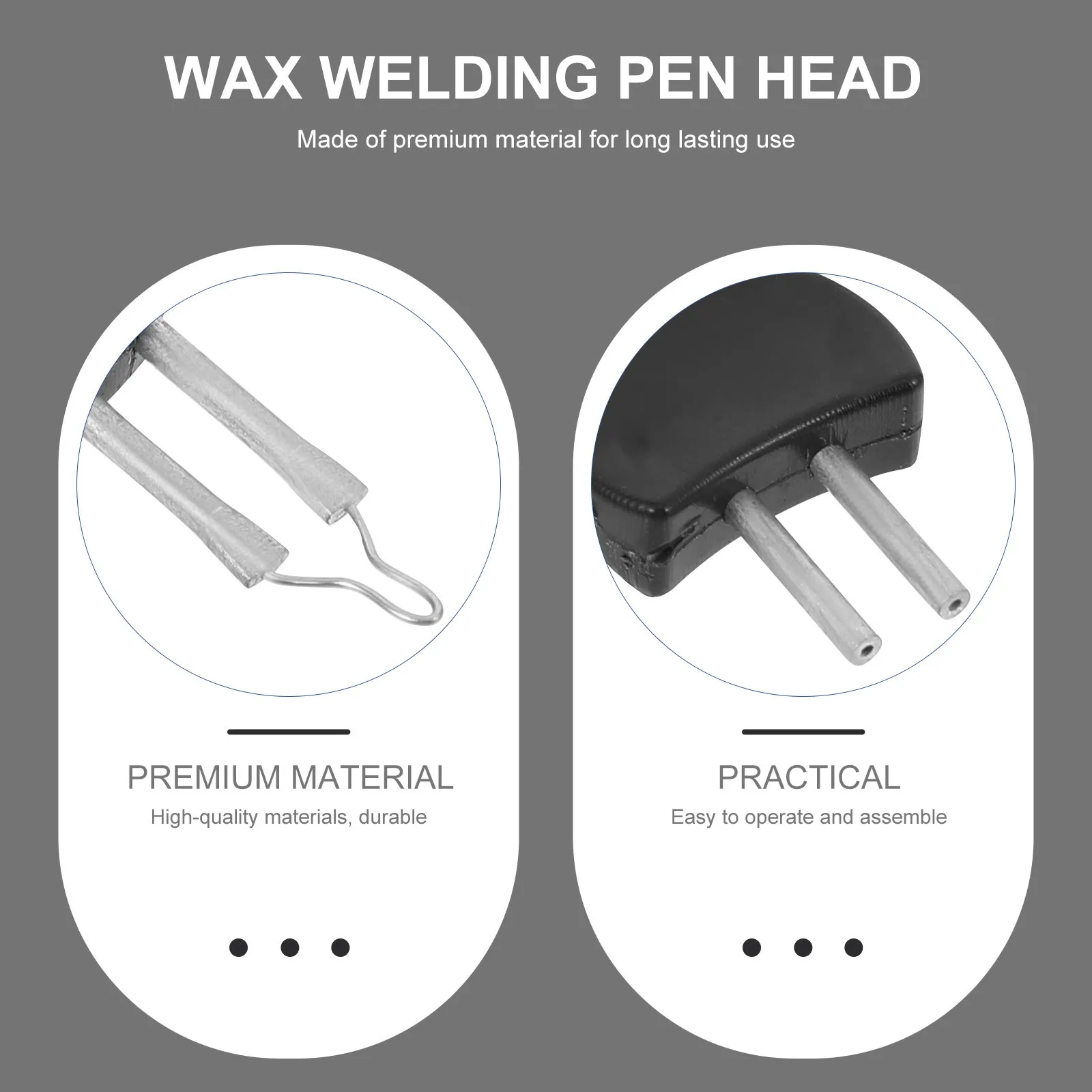 1Pcs Wax Welding Pen Head Premium Replacement Tip Suitable for Polyester Wax Thread Fast Melting Jewelry Tool Welding Pen Head
1Pcs Wax Welding Pen Head Premium Replacement Tip Suitable for Polyester Wax Thread Fast Melting Jewelry Tool Welding Pen Head