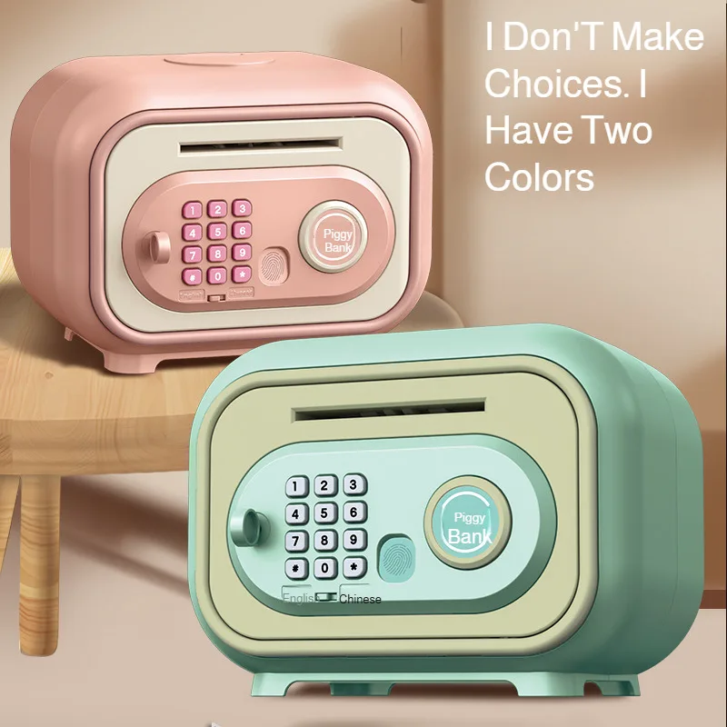 Cartoon piggy bank fingerprint password box automatic money saving anti-fall piggy bank sound and light sensor cute pet toy
Cartoon piggy bank fingerprint password box automatic money saving anti-fall piggy bank sound and light sensor cute pet toy