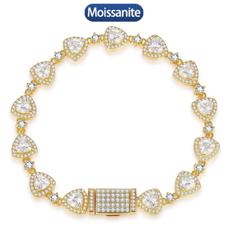 S925 Silver Moissanite Cuban link Bracelet 6mm HipHop Style Jewelry Personalized customization Valentine's Day Gift
S925 Silver Moissanite Cuban link Bracelet 6mm HipHop Style Jewelry Personalized customization Valentine's Day Gift 