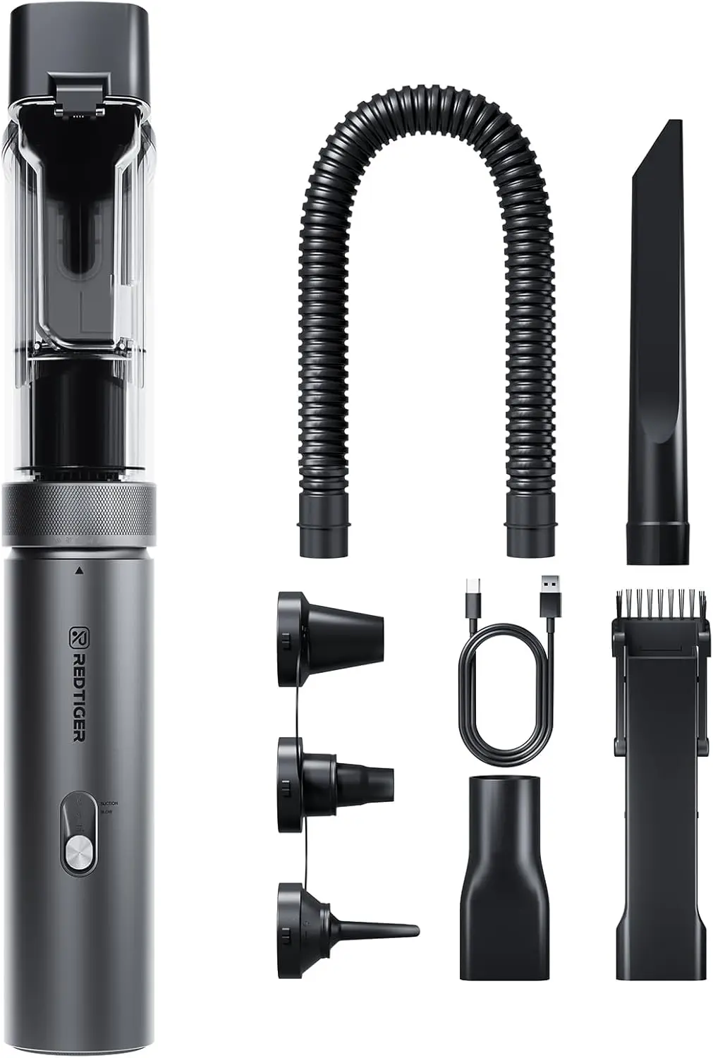 Car Vacuum Cordless, 21000PA Portable Handheld Vacuum Up to 70 Mins Runtime, 3.5H USB-C Fast Charge, Lightweight 4 in1 Mini
Car Vacuum Cordless, 21000PA Portable Handheld Vacuum Up to 70 Mins Runtime, 3.5H USB-C Fast Charge, Lightweight 4 in1 Mini