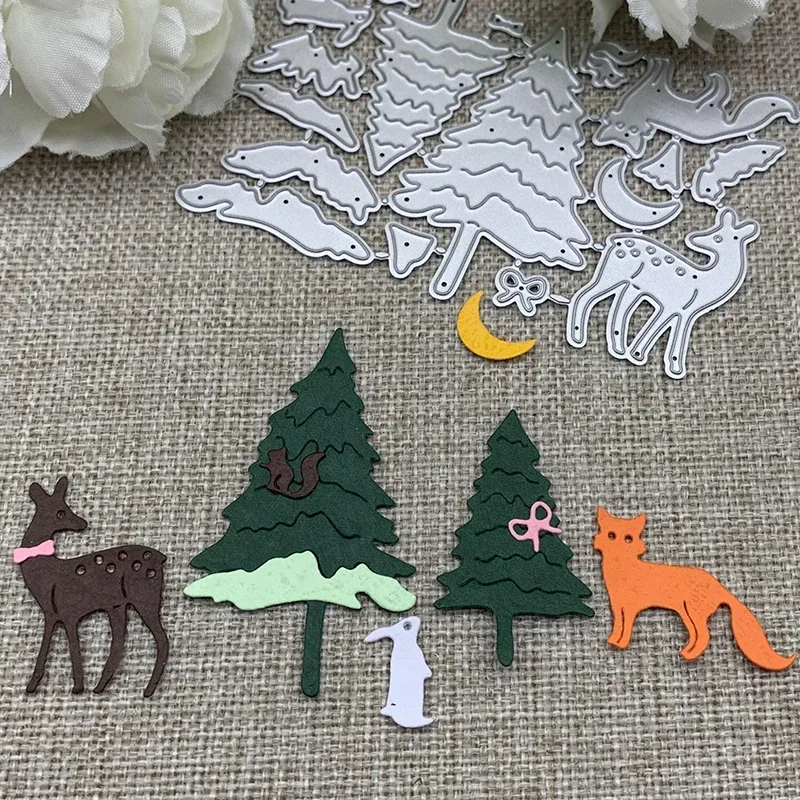 New Christmas tree animals Metal Cutting Dies Stencils For DIY Scrapbooking Decorative Handcraft Die Cutting Template Mold
New Christmas tree animals Metal Cutting Dies Stencils For DIY Scrapbooking Decorative Handcraft Die Cutting Template Mold