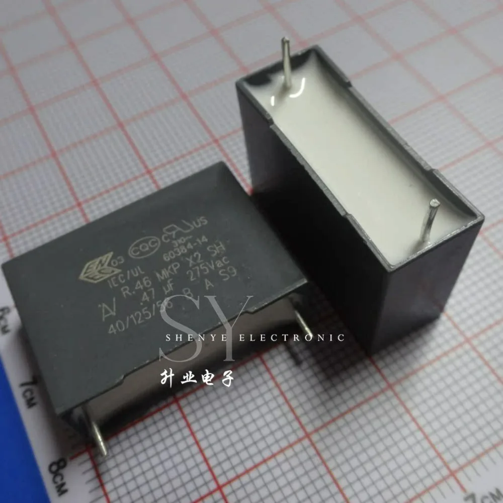10pcs/lot R46 0.47uf/275VAC 470nf u47 474 Brand new 22.5mm film capacitor
10pcs/lot R46 0.47uf/275VAC 470nf u47 474 Brand new 22.5mm film capacitor