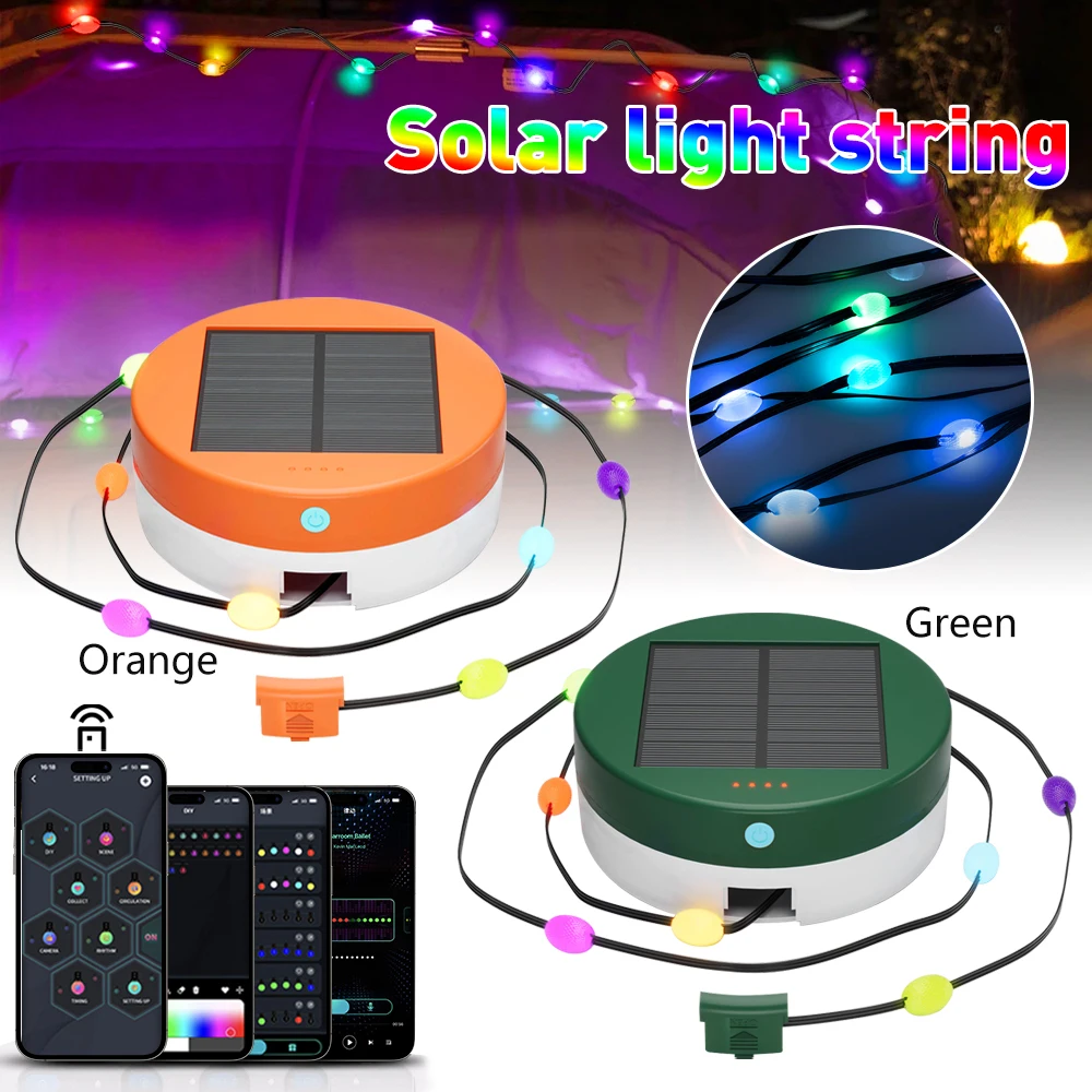 Outdoor Solar Power Camping Atmosphere Light 5M 33Leds Tent Decoration Color Light String
Outdoor Solar Power Camping Atmosphere Light 5M 33Leds Tent Decoration Color Light String