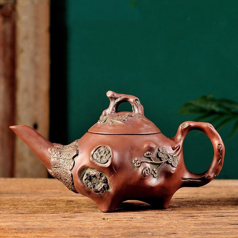 480ml Chinese Yixing Purple Clay Tea Pot Creative Tea Accessories Filter Teapot
480ml Chinese Yixing Purple Clay Tea Pot Creative Tea Accessories Filter Teapot