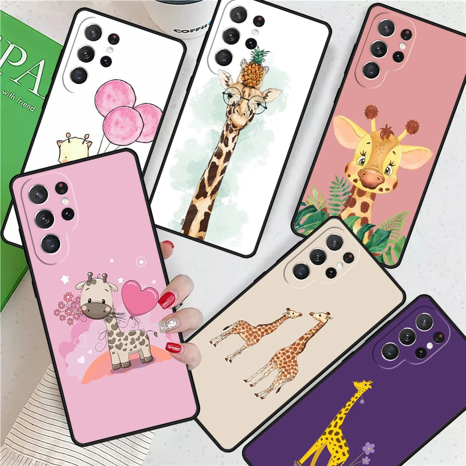 Cute Cartoon Animal Giraffe For Samsung Galaxy S24 Ultra S21 S22 S8 S9 S10E Note 10 20 Plus FE S23 Phone case Cover Coque
Cute Cartoon Animal Giraffe For Samsung Galaxy S24 Ultra S21 S22 S8 S9 S10E Note 10 20 Plus FE S23 Phone case Cover Coque