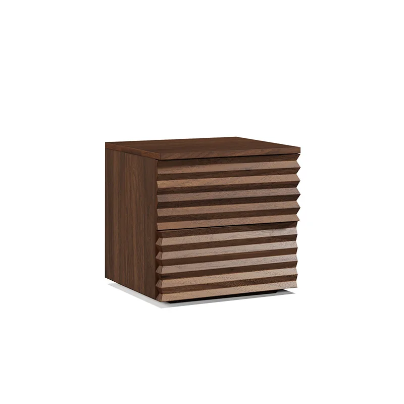 Italian minimalist modern pure solid wood black walnut bedside storage cabinet
Italian minimalist modern pure solid wood black walnut bedside storage cabinet