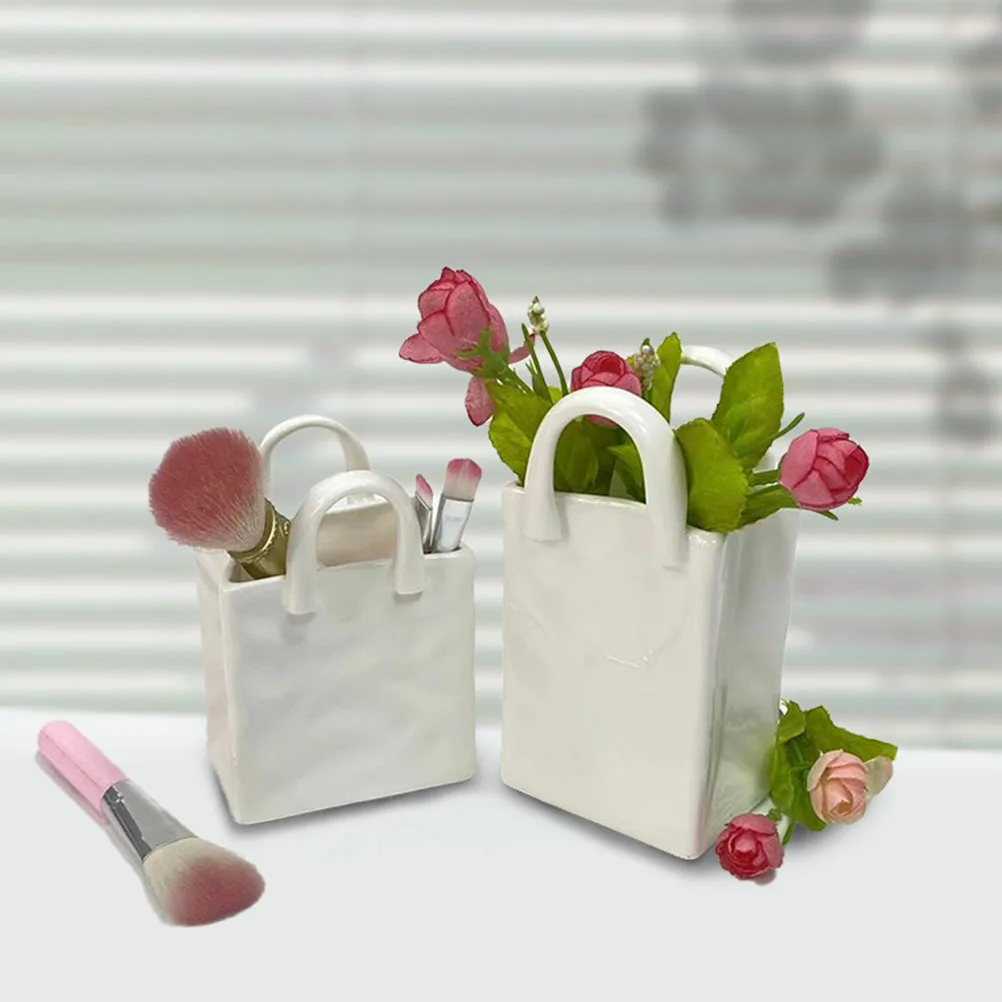 Modern Make up Brush Holder Floral Containers Purse Decor Flower Vase Vases for Flowers Bags
Modern Make up Brush Holder Floral Containers Purse Decor Flower Vase Vases for Flowers Bags