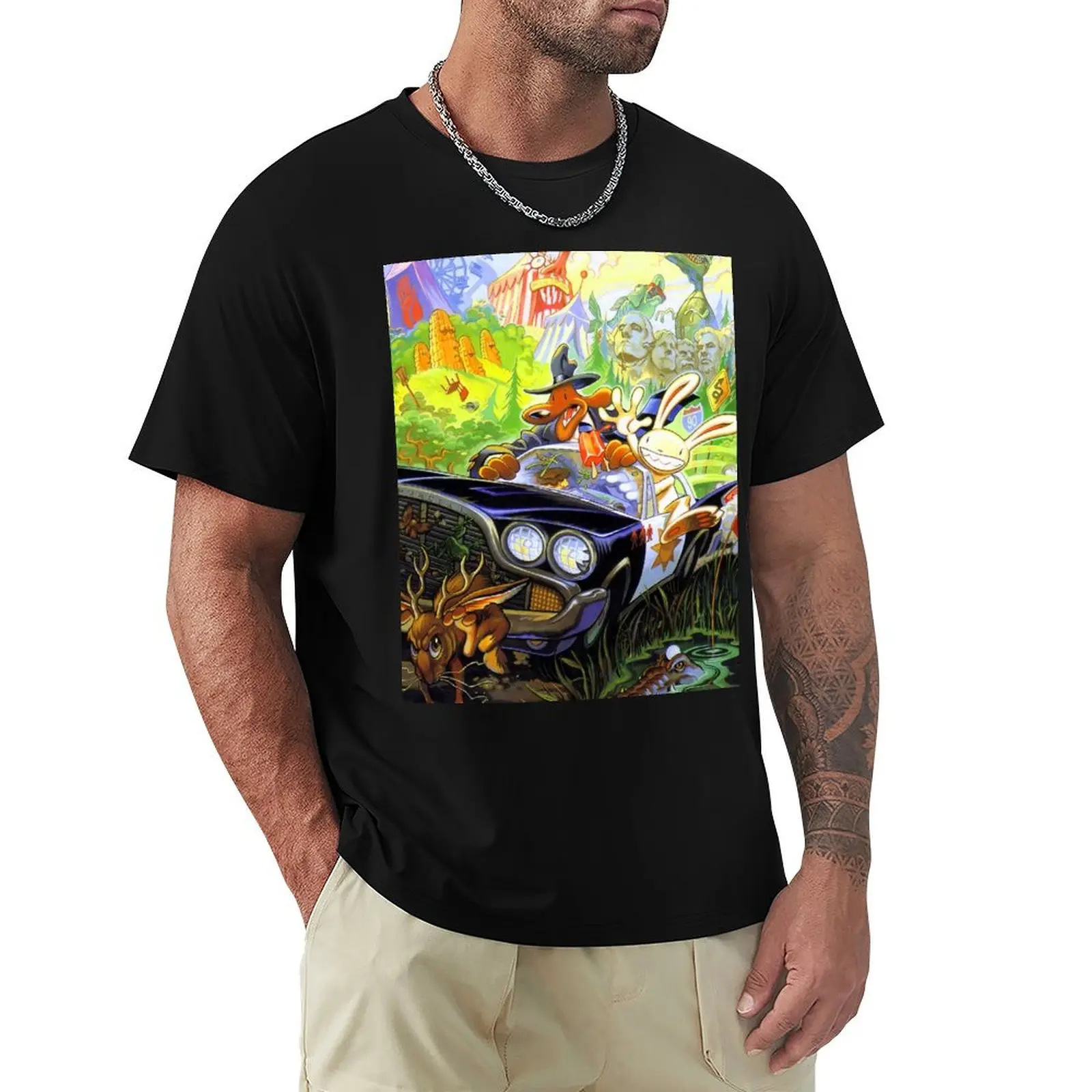 Sam & Max (High Contrast) T-Shirt new gifts and t-shirts vintage graphic shirts summer 2025 clothing for men
Sam & Max (High Contrast) T-Shirt new gifts and t-shirts vintage graphic shirts summer 2025 clothing for men