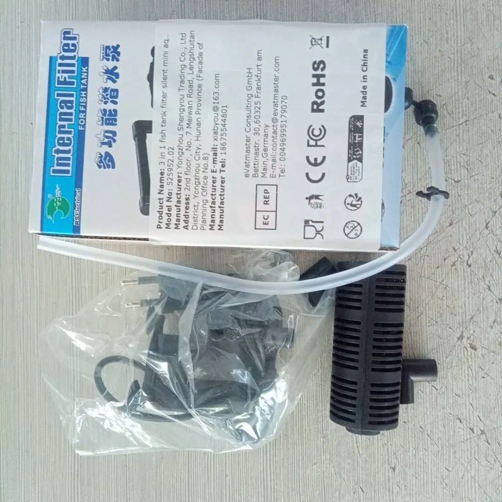 3 in 1 Aquarium Internal Filter Silent Aquarium Water Purifier Fish Tank Pump Submersible Water Purifier Aquarium Accessories
3 in 1 Aquarium Internal Filter Silent Aquarium Water Purifier Fish Tank Pump Submersible Water Purifier Aquarium Accessories