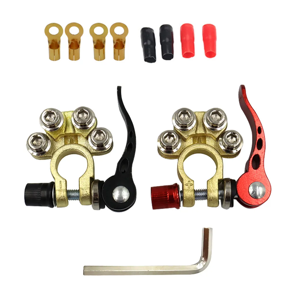 Battery Accessories Terminals for Car Batteries Positive Negative Automotive Charging Adapter
Battery Accessories Terminals for Car Batteries Positive Negative Automotive Charging Adapter