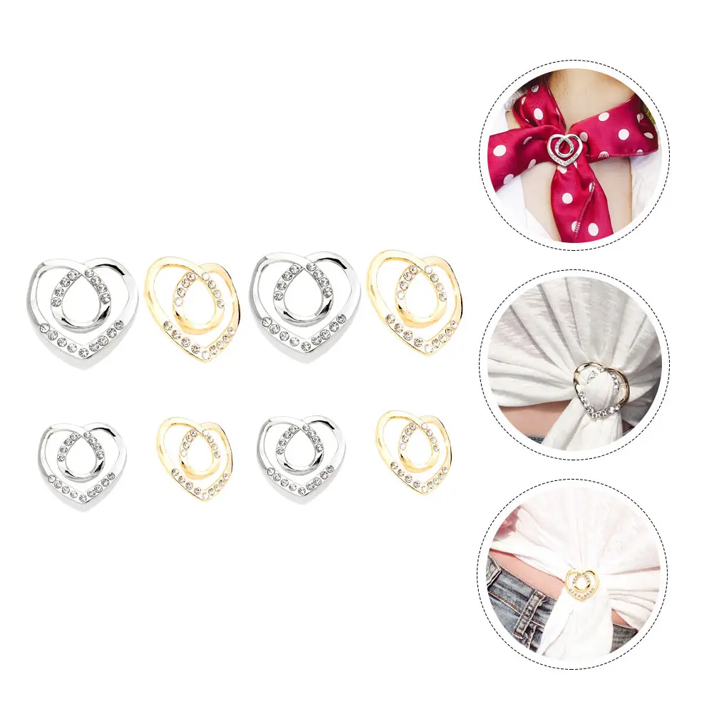 8pcs Buckle Neckerchief Buckle Silk Scarf Blouse Decoration Alloy Scarf Clip Rhinestone Shawl Clasps Elegant Ladies Clothes
8pcs Buckle Neckerchief Buckle Silk Scarf Blouse Decoration Alloy Scarf Clip Rhinestone Shawl Clasps Elegant Ladies Clothes