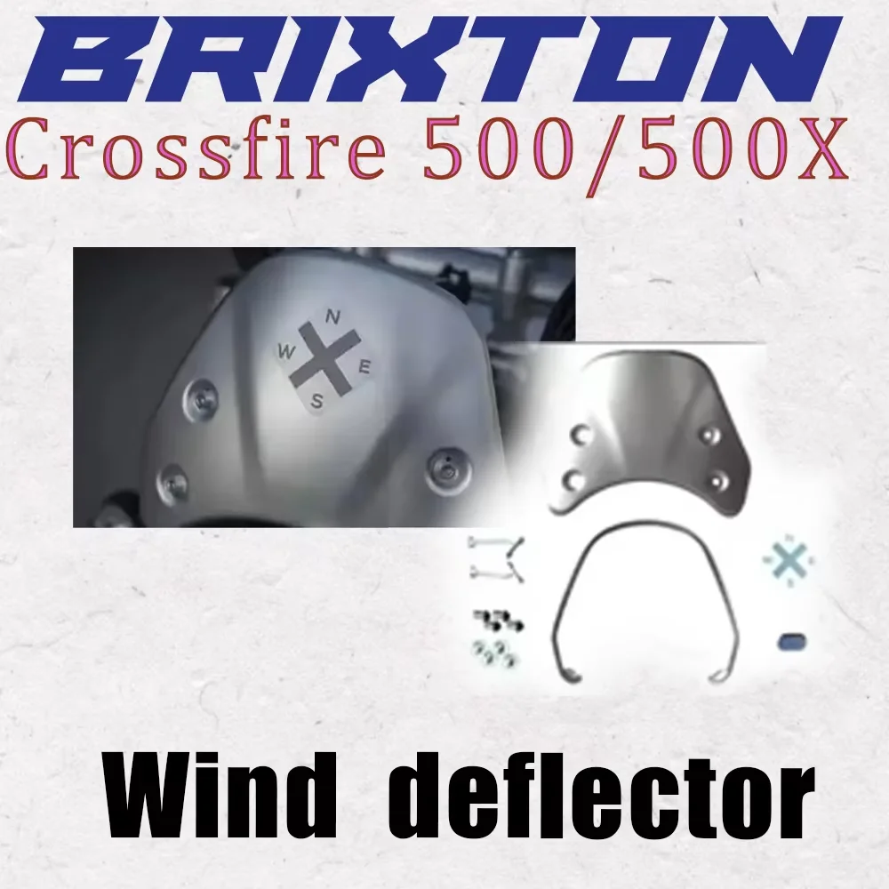 New Motorcycle Original Fit Crossfire 500 Aluminum Alloy Windshield for Brixton Crossfire 500 / 500X
New Motorcycle Original Fit Crossfire 500 Aluminum Alloy Windshield for Brixton Crossfire 500 / 500X