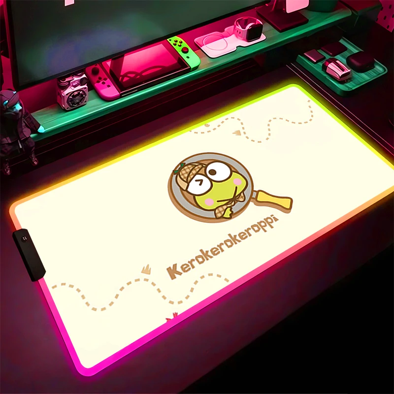 RGB LED Mouse Pad Gaming Mat PC Accessories Mousepad Desk Mat Non Slip Extended Pad K-kero K-kero K-keroppi Rubber Keyboard Pad
RGB LED Mouse Pad Gaming Mat PC Accessories Mousepad Desk Mat Non Slip Extended Pad K-kero K-kero K-keroppi Rubber Keyboard Pad