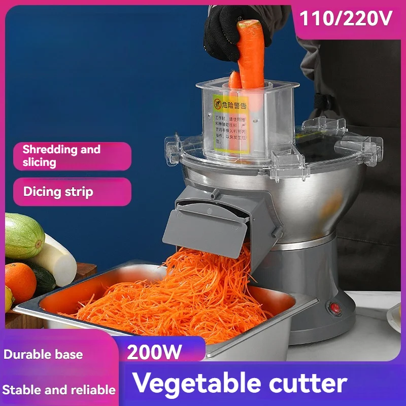 Multi-Function Vegetable Slicer Dicing/Slicing/Shredding 4-in-1 Kitchen Cutting Machine Food Processor 220V/110V
Multi-Function Vegetable Slicer Dicing/Slicing/Shredding 4-in-1 Kitchen Cutting Machine Food Processor 220V/110V