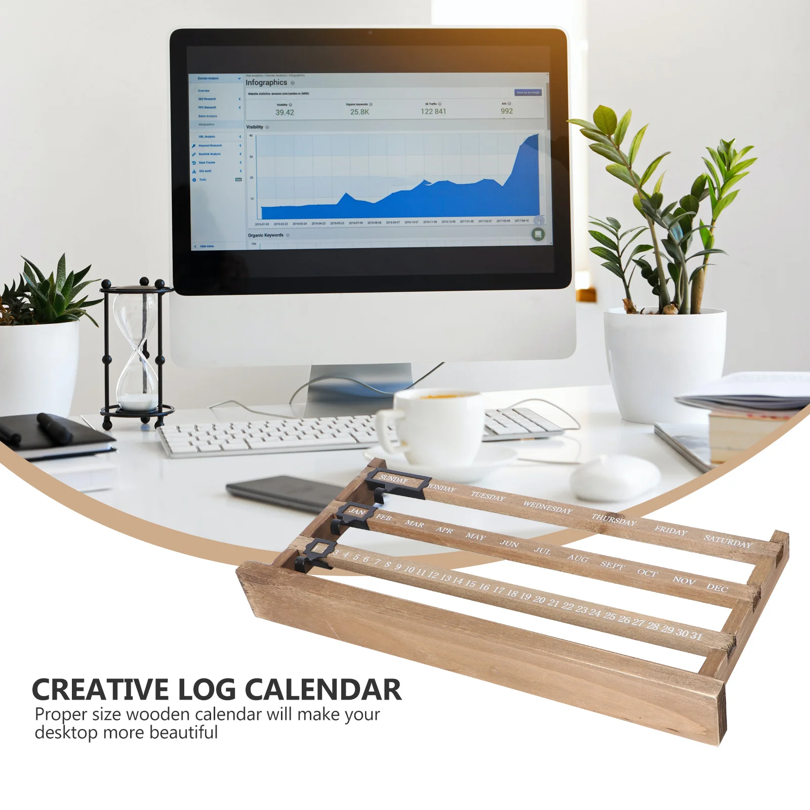 Vintage Wood Calendar Perpetual Desk Decor for Office Bedroom Coffee Shop Decorative Wooden Blocks Desktop
Vintage Wood Calendar Perpetual Desk Decor for Office Bedroom Coffee Shop Decorative Wooden Blocks Desktop
