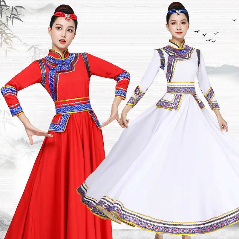 Mongolian Dance Big Skirt Women's New Grassland Tibetan Dance Art Exam Chopstick Dance Ethnic Dance Stage Performance Costume
Mongolian Dance Big Skirt Women's New Grassland Tibetan Dance Art Exam Chopstick Dance Ethnic Dance Stage Performance Costume