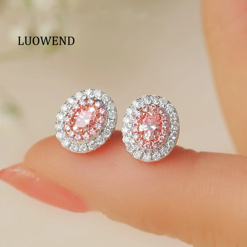 Серьги LUOWEND из 100% белого золота 18 карат, роскошный овальный дизайн, 0,70 карата, серьги с натуральными розовыми бриллиантами для женщин, для торжественных мероприятий
Серьги LUOWEND из 100% белого золота 18 карат, роскошный овальный дизайн, 0,70 карата, серьги с натуральными розовыми бриллиантами для женщин, для торжественных мероприятий