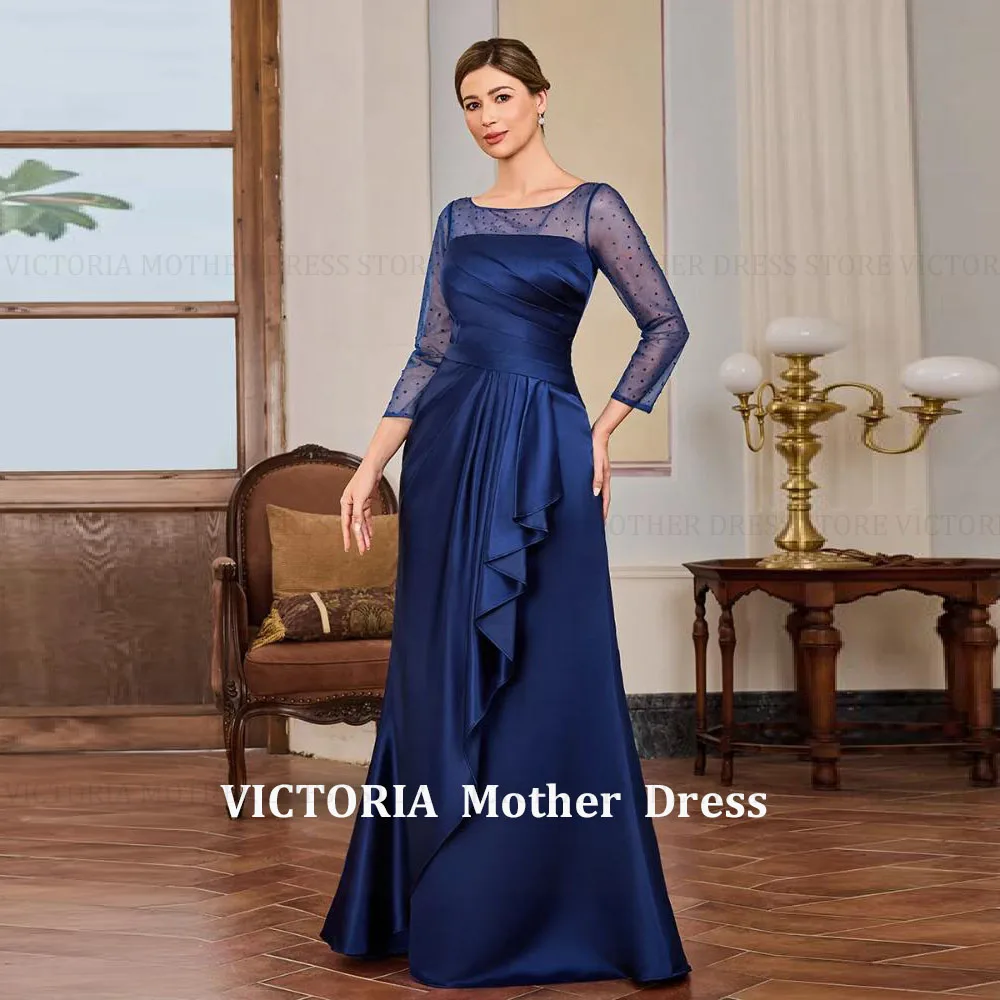 VICTORIA Customized Satin Modern Mother of the Bride Dress 2026 A-Line Ruffles Pleat Long Wedding Guest Gown Party Evening Dress
VICTORIA Customized Satin Modern Mother of the Bride Dress 2026 A-Line Ruffles Pleat Long Wedding Guest Gown Party Evening Dress