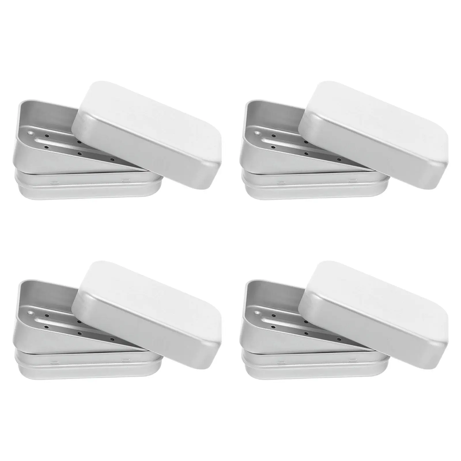 4Pcs Aluminum Soap Box Double Layer Metal Soap Dish Covered Compact Bathroom Shower Travel Storage Container Aluminum Metal Tin
4Pcs Aluminum Soap Box Double Layer Metal Soap Dish Covered Compact Bathroom Shower Travel Storage Container Aluminum Metal Tin