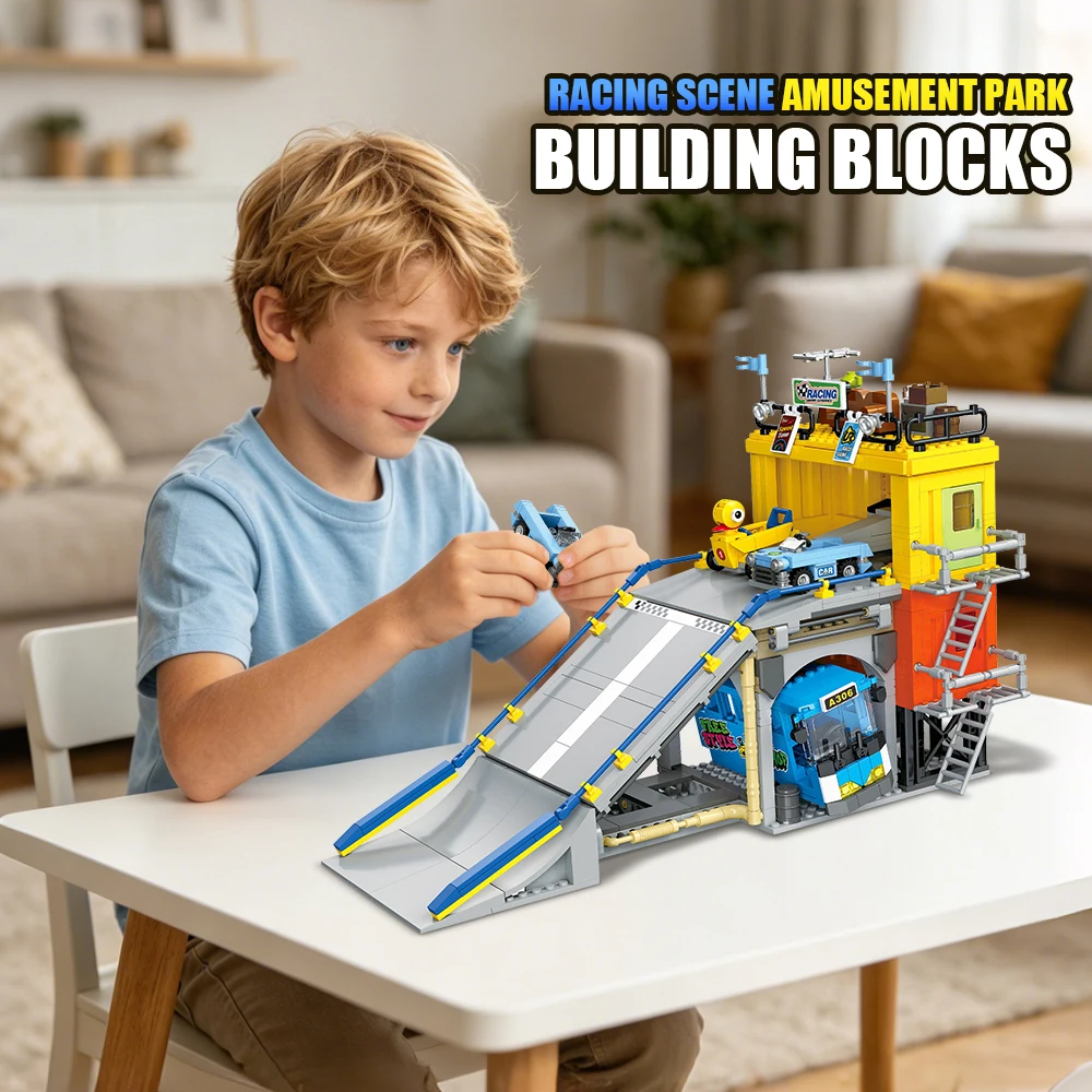 JJ9264 Ramp Racing Car Building Block Set Amusement Park Fun Track Building Block Toy Ideals Gifts Toy for Adults (678 Pieces)
JJ9264 Ramp Racing Car Building Block Set Amusement Park Fun Track Building Block Toy Ideals Gifts Toy for Adults (678 Pieces)