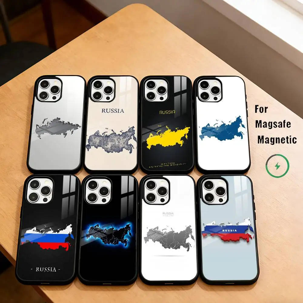 R-Russia M-Map Phone Case For iPhone17,16,15,14,13,12,11 Plus,Pro Magnetic with Magsafe Wireless Charging
R-Russia M-Map Phone Case For iPhone17,16,15,14,13,12,11 Plus,Pro Magnetic with Magsafe Wireless Charging