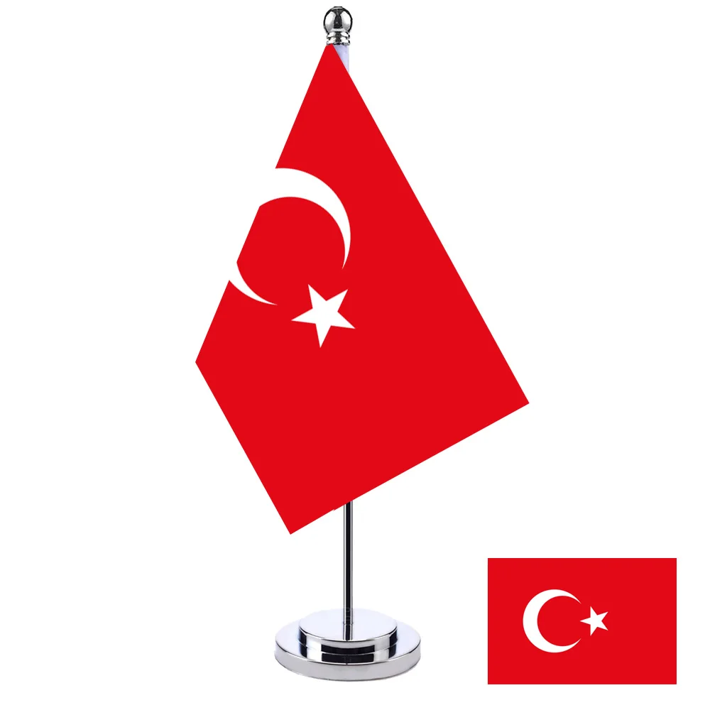 xvggdg 14x21cm Office Desk turkey Flag National turkey Country Banner
xvggdg 14x21cm Office Desk turkey Flag National turkey Country Banner