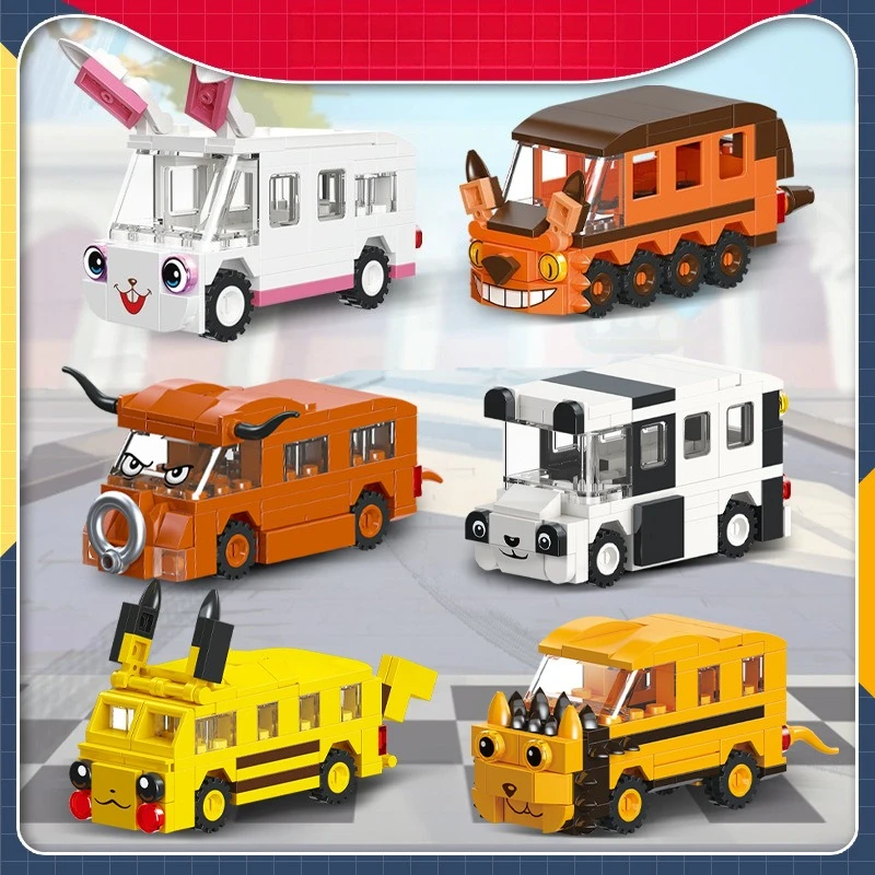 Милый и забавный набор автомобилей-автобусов с животными, строительные блоки для сборки мелких частиц, игрушка для сборки своими руками в подарок
Милый и забавный набор автомобилей-автобусов с животными, строительные блоки для сборки мелких частиц, игрушка для сборки своими руками в подарок