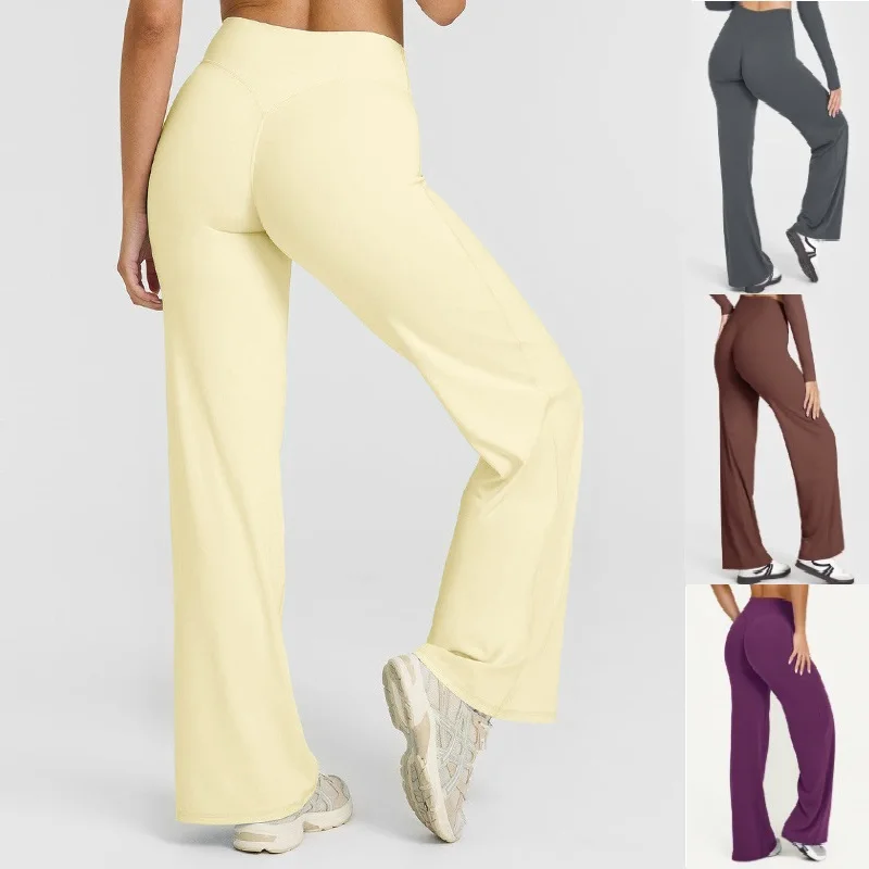Soft Women's Mid Waist Yoga Pants Straight Leg Bottoms Butt Lift Gym Leggings Naked Feel Pilates Running Sports Trousers XS-XL
Soft Women's Mid Waist Yoga Pants Straight Leg Bottoms Butt Lift Gym Leggings Naked Feel Pilates Running Sports Trousers XS-XL