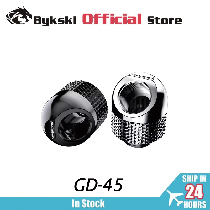 Granzon G1/4'' Thread 45 Degree Rotary Compression Fitting /for Water Cooling Adaptors Copper Metal Connector GD-45
Granzon G1/4'' Thread 45 Degree Rotary Compression Fitting /for Water Cooling Adaptors Copper Metal Connector GD-45