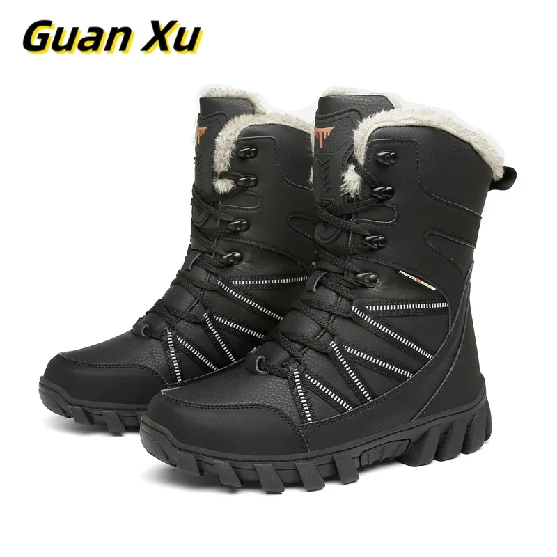 New Winter Cotton Shoes Outdoor High-Top Velvet Thickened Non-Slip Waterproof Snow Boots Large Size Hiking Shoes
New Winter Cotton Shoes Outdoor High-Top Velvet Thickened Non-Slip Waterproof Snow Boots Large Size Hiking Shoes