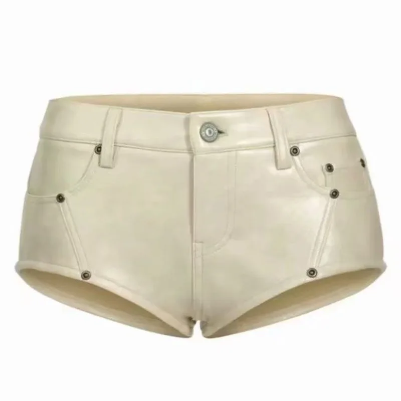 Spice Girls Low-waisted Pu Leather Super Shorts Women 2026 New Slim-fitting Y2k Shorts Hip-wrapped Hot Pants
Spice Girls Low-waisted Pu Leather Super Shorts Women 2026 New Slim-fitting Y2k Shorts Hip-wrapped Hot Pants